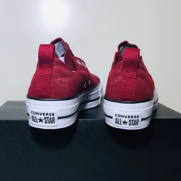 Converse Final Frontier Brick Red Platform Slip - Picture 6 of 8